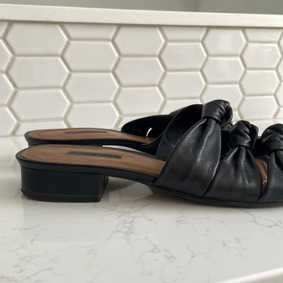 Leather slide sandals Topshop - Picture 2 of 4